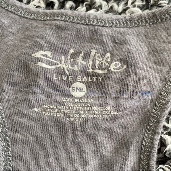 Salt Life Gray Tank - Picture 3 of 5